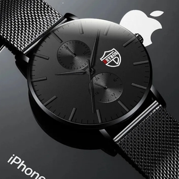 Black Quartz Watch - Picture 2 of 8